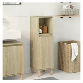 vidaXL Badschrank Sonoma-Eiche 30x30x100 cm Holzwerkstoff