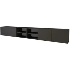 altdecor ELIO Lowboard 300 cm Schwarz Holz