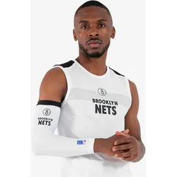Damen/Herren Basketball Ellenbogenschoner E500 NBA Brooklyn Nets weiss, schwarz|weiß, 4