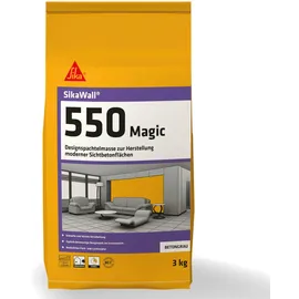 Sika SikaWall-550 Magic 3 kg Design-Wandspachtelmasse Betonoptik