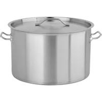TRIZERATOP Profi Kochtopf NIEDRIG 38x24cm 27 Liter mit Deckel