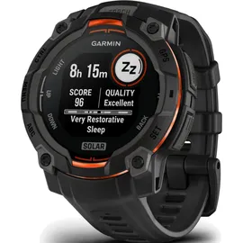 Garmin Instinct 3 Solar 45 mm Schwarz / Schwarz