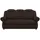 Livetastic Ecksofa Kunststoff 4-Sitzer Braun