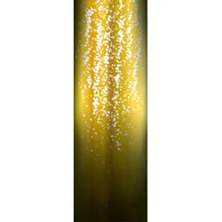 Fototapete ARCHITECTS PAPER "Starlight", gelb (gelb, schwarz, weiß), B:1m L:2,8m, Vlies, Tapeten, Grafik Tapete Lichteffekt Panel 1,00m x 2,80m