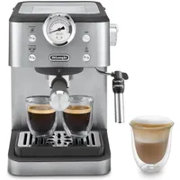 De'Longhi Linea Classic EM450.M schwarz + Milchaufschäumer