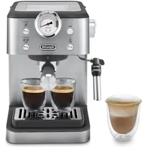 De'Longhi Linea Classic EM450.M schwarz + Milchaufschäumer