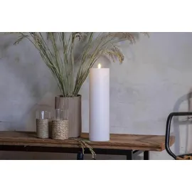 Star Trading Flamme Rak LED Kerze 38 cm weiß