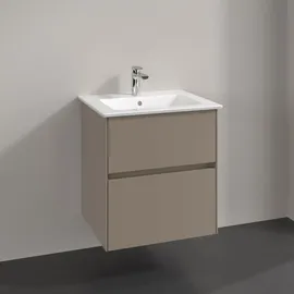 Villeroy & Boch Waschtischunterschrank 2 Auszüge 56,1 x 61 x 48 cm Taupe