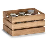 Zeller Aufbewahrungsbox Vintage 39 x 29 cm Holz Braun L (Large)