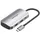 Vention 5in1 HUB USB-C Dockingstation in Grau kompatibel mit mehreren Systemen