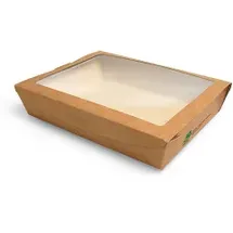 Papstar Feinkostboxen eckig 1000 ml 40 St. Braun