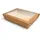 Papstar Feinkostboxen eckig 1000 ml 40 St. Braun