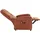 sit&more TV-Sessel Morten Kunstleder 76 x 113 x 78 cm Braun mit Motor und Aufstehhilfe