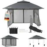 Skandika Pavillon Solvorn 3 x 3 m Grau