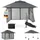 Skandika Pavillon Solvorn 3 x 3 m Grau