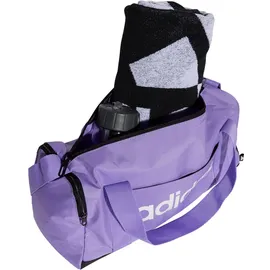 Adidas Linear Duffel Bag, Violet Fusion/White, XS