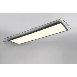 Trio Reality TR67661232 LED Deckenleuchte BETA | 31W integrierte LED-Quelle | 3600lm | 2700-6500K