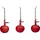 Iittala Apple Weihnachtskugeln rot