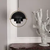 GUBI Multi-Lite 1-flg. Ø36 cm Messing/Schwarz