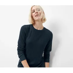 Tchibo - Langarmshirt - Damen - Gr. XS - dunkelblau
