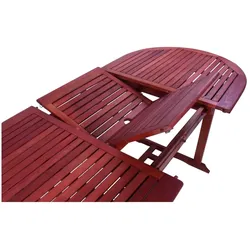 Garden Pleasure Garten Tisch Stockholm Eukalyptus Holz Esstisch oval ausziehbar