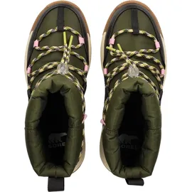 Sorel Whitney III Slip-ON WP Mode-Stiefel, Utility Green, Black, 39 EU