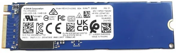 Toshiba Kioxia BG4 Serie 256GB SSD KBG40ZNV256G NVMe M.2 2280 PCI-E Laufwerk
