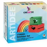 CREARTEC Holzlasur-Set - Farbig-transparente Holzveredelung auf Wasserbasis