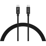 Xlayer USB-C auf USB-C 1 m Schwarz