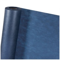 HaGa Stoff DEKOVLIES in 1,6m Breite dunkelblau (METERWARE), Dekostoff, Vlies-Tischdecke, Tischunterlage blau