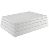sunnypillow Schaumstoffplatte Schaumstoff Polster Zuschnitt - 120 x 200 x 1 cm RG 25/44 - Topper Matratzen Auflage in vielen Größen zur Auswahl