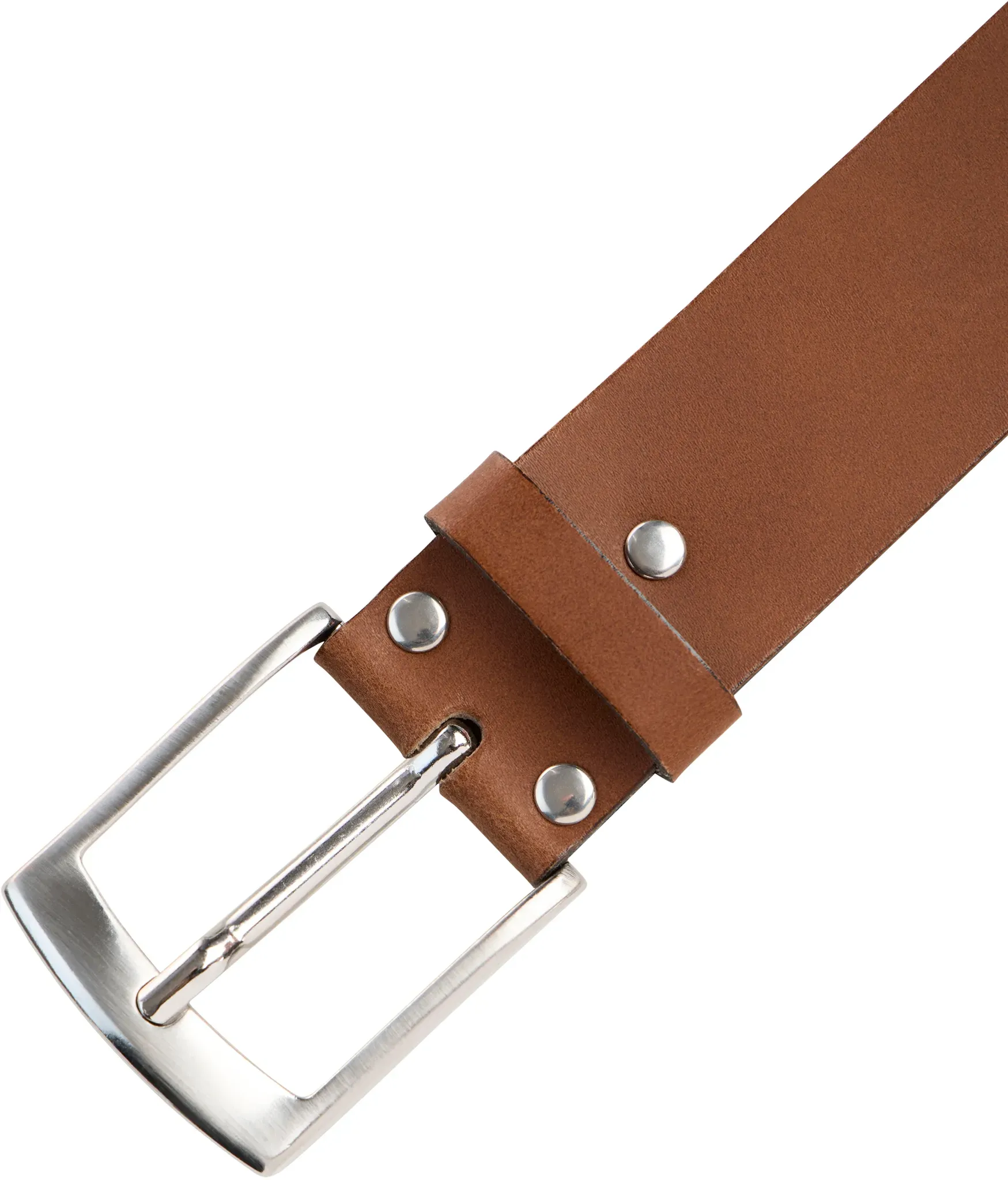 Ledergürtel H.I.S, Herren, Gr. 85, braun (cognac), Rindsleder, unifarben, Basic, Gürtel Ledergürtel, im zeitlos edlem Look - NEU bis Gr. 145 verfügbar