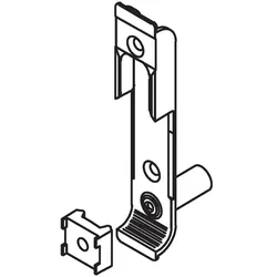 MT Türschnapper für Holz 4 mm Falzluft silber (10944)