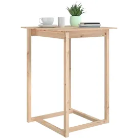 vidaXL Bartisch 80 x 80 x 110 cm Braun