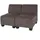 MCW 2-Sitzer Sofa Couch Moncalieri, Stoff/Textil ~ braun,