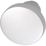 grundmann Knopfdrückerlochteil Flachform Silber