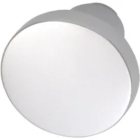 grundmann Knopfdrückerlochteil Flachform Silber