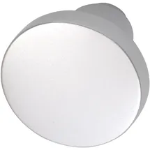 grundmann Knopfdrückerlochteil Flachform Silber
