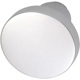 grundmann Knopfdrückerlochteil Flachform Silber