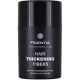 Fidentia Premium Schütthaar zur Haarverdichtung & Ansatzkaschierung | 10g Haarpuder | 100% natürlich & vegan aus Baumwolle - Dunkelbraun
