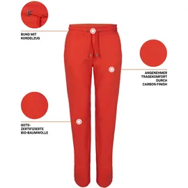 G.I.G.A. DX GS 96 WMN PNTS GOTS Jogginghose Dunkelkoralle 48