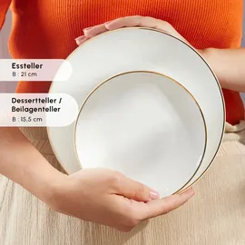 KARACA Elegance Bone Marcelo Kaffeeservice 6-tlg. Gold