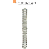 Hamilton Metall Rail Road Band-set Edelstahl H695.406.101 - silber