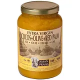 Aman Prana Bio Kokosöl, Olivenöl und Rotes Palmöl 1,6L Bio Extra Virgin