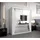 abiks möbel Schwebetürenschrank MONACO 180 x 200 x 62 cm Weiß
