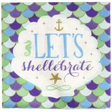 Amscan Mermaid Wishes Luncheon Napkins 33cm (16 pk)