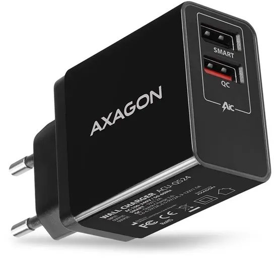 Wall Charger 24 W Quick and Smart Charge - 2 × USB-A