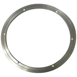 Tischplatte Drehteller | Ø 250mm Drehscheibe für runde Tische | Drehkranz mit Antirutsch Kunststofffüßchen | Drehplatte aus Aluminiumlegierung | Drehl