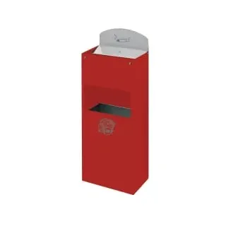 VAR Wandascher WH 51 mit Schild rot 0,8 l/4 l