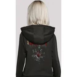Kapuzenpullover F4NT4STIC "Slipknot Rock Musik Band", Damen, Gr. S, schwarz, Obermaterial: 65% Baumwolle, 35% Polyester, casual, relaxed fit, Langarm, Pullover, Hoodie, Warm, Bequem